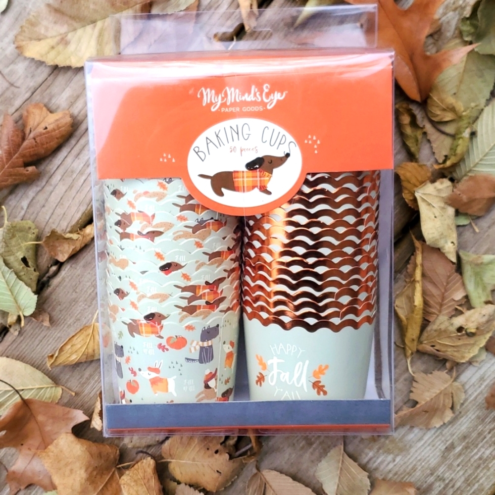 Fall Baking Snack Party cups 50 piece